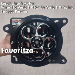 Paketan Terbabru Cover Radiator Vario 110 Plus Cover Kipas Spiner Cocok Untuk Motor Vario 110 Karbu Vario 110 Old Vario 110 Techno Bahan Full Cnc Kualitas Premium