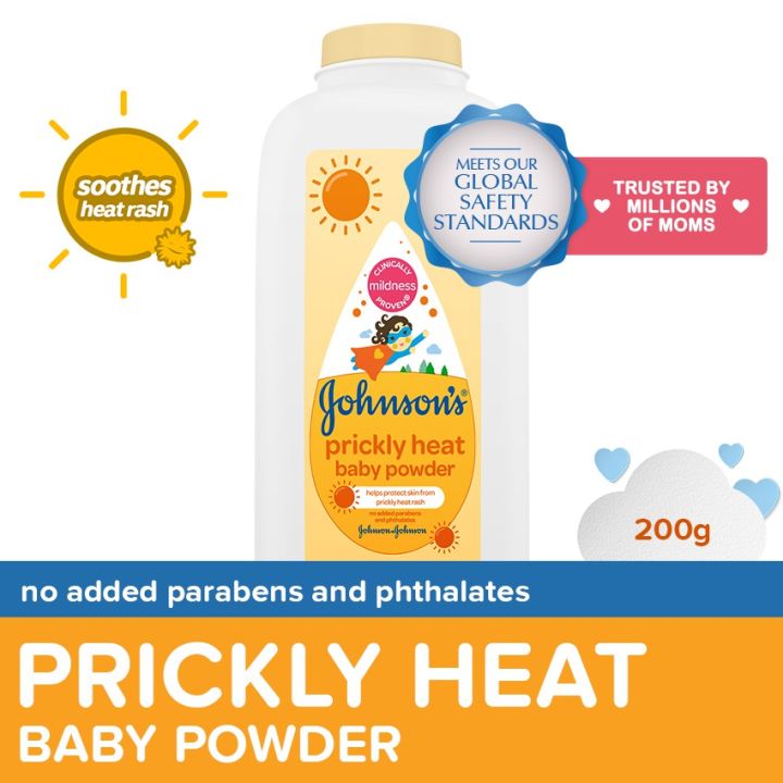 Johnson's Prickly Heat Baby Powder 200g | Lazada PH