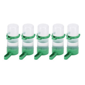 140ML Birds Automatic drinking cups Birds cage Hanging feeders Waterer Bottle for Bird Pigeons