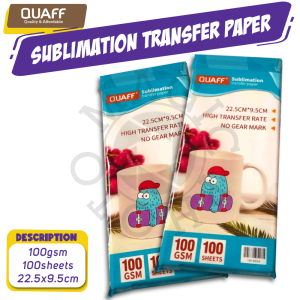 Magic photo QUAFF Sublimation Paper 100Gsm for Mugs 100 sheets per order