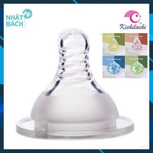 Núm vú cổ rộng silicon siêu mềm KICHI Size S M L Y