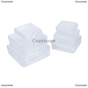 [COD] Cozyroom กล่องเก็บของพลาสติกใสกล่องเก็บการ์ดขนาดเล็กกล่องจัดระเบียบโต๊ะกล่องเครื่องเขียน