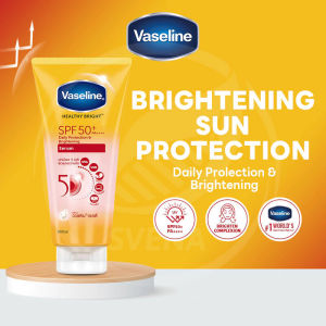 Vaseline Yellow Healthy Bright Body Serum Sunscreen SPF 50+ PA++++Daily Protection Brightening 300ml