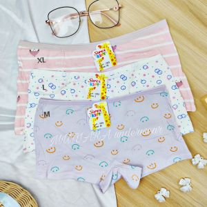 Celana Dalam Anak Perempuan 1 Pak Isi 3 pcs Sorex 1315 Bahan Katun Size M-XL Celana Segi Empat Anak