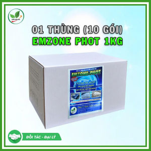 [Giá Sỉ Thùng 10 Gói] Men Bể Phốt EMZONE-PHOT Túi 1kg - Xử lí nước thải/ ChốngTắc Nghẽn Bồn Cầu Bể phốt/ Hầm Cầu Kỵ Khí