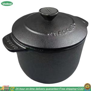 【24 hours Flash Delivery】หม้อหุงข้าวเหล็กหล่อข้นขาว