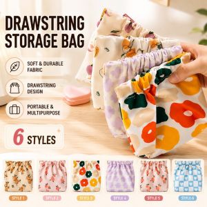 Waterproof Cartoon Mini Shrapnel Printed Lipstick Storage Bag Makeup Bag Portable Small Storage Bag