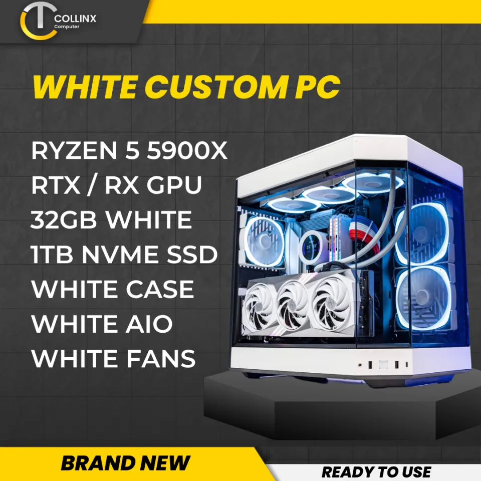 Pc Build Video Card For Streaming Pc WHITE PC BUILD G AMD