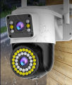 Camera IP Không Dây - Camera Yoosee 2 Mắt Xem 2 Màn Hình Cùng Lúc 5.0MPX Xoay 360 Độ, Xem Đêm Có Màu, Hỗ Trợ Đàm Thoại 2 Chiều – Hàng Chính Hãng Bảo Hành 12 Tháng. 