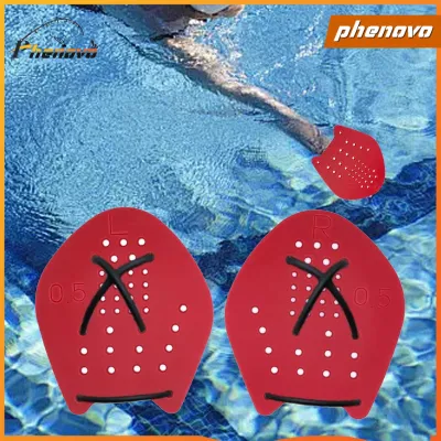Phenovo Swimming Hand Paddles Professional Strength Training Hand Fins Diving Lightweight Snorkeling Swim Paddles for Lap Swimming