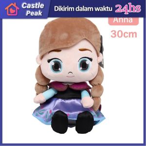 Mainan Boneka Anna Elsa Plush Frozen Princess Anna Aisha Untuk Hadiah Ulang Tahun Anak