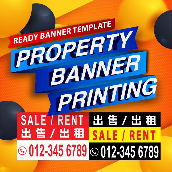 Banner Printing Property Banner House For Sale/House For Rent