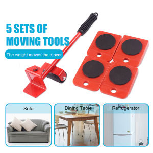 [SG Stock] New Furniture Mover Tools Set Object Transport Lifter Stuff Carrying Glider Tool with 360 Degrees Rotating Wheels  Effort-saving Heavy Furniture Moving Tools Set CNY Gift Present