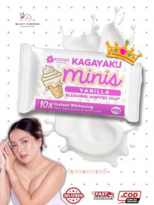 ROSMAR KAGAYAKU MINIS Whitening Bar Soap - Calamansi & Vanilla Fragrance with Niacinamide Moisturizing Body Cleanser