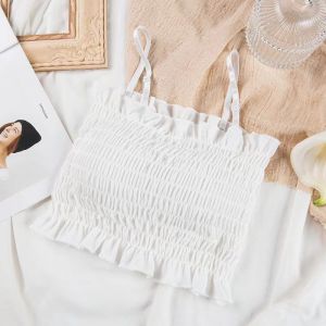 บราสายเดี่ยว สม็อรอบตัว ตัวยาว สายปรับได้ มีฟองน้ำในตัว บราแฟชั่น สปอร์ตบรา ฟรีไซส์ M722