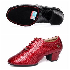 Cowhide Sports Shoes Soft Sole Adult Square For Women Leather Modern Latin Ballroom Sneakers