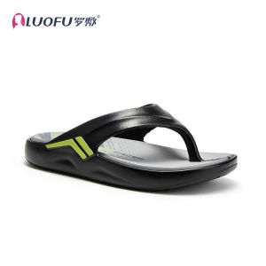 Luofu 2025 Flip-Flops Shock-Absorbing Non-Slip Thick-Soled For Men And Women Couples Casual Sports Trendy Brand Beach Flip-Flops For Outdoor Wear