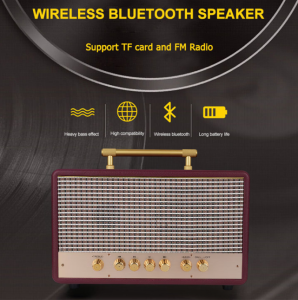 M60 Portable Wireless Bluetooth V5.3 Speaker HiFi Surround Sound For Home Party Outdoor Use