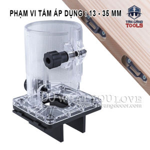 Cử Hỗ Trợ Phay Cạnh Liên Kết Âm Dành Cho Máy Phay Cốt 6.35 mm