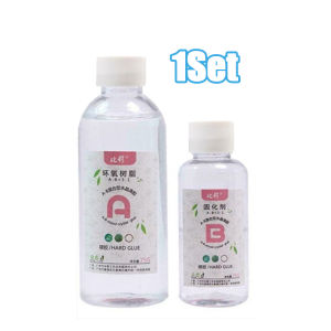 Epoxy Resin Adhesive Liquid Crystal Glue 3:1 Set DIY Craft Tools for Home Decoration Jewelry Making