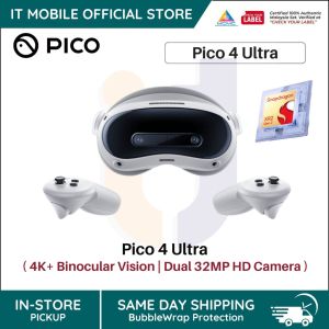 PICO 4 Ultra VR Headset | 12GB + 256GB | Four Environment Tracking Cameras | 1 Year PICO Warranty
