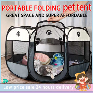 Cat Delivery Room Dog Cat Fence Large Tent for Dogs Dog Nest Foldable House Pop-Up Playpen Cage Outdoor Puppy Kennel