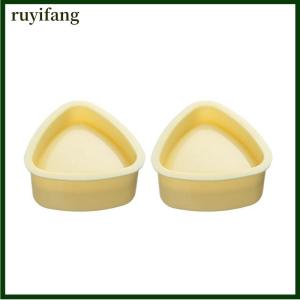 ruyifang 2PCS DIY Sushi Mold Onigiri Rice Ball Food Press Triangular Sushi Maker Mold Japanese Home Kitchen Bento Accessories Tools
