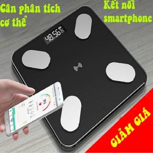 Cân sức khỏe điện tử thông minh 180kg có thể kết nối với điện thoại dễ sử dụng
