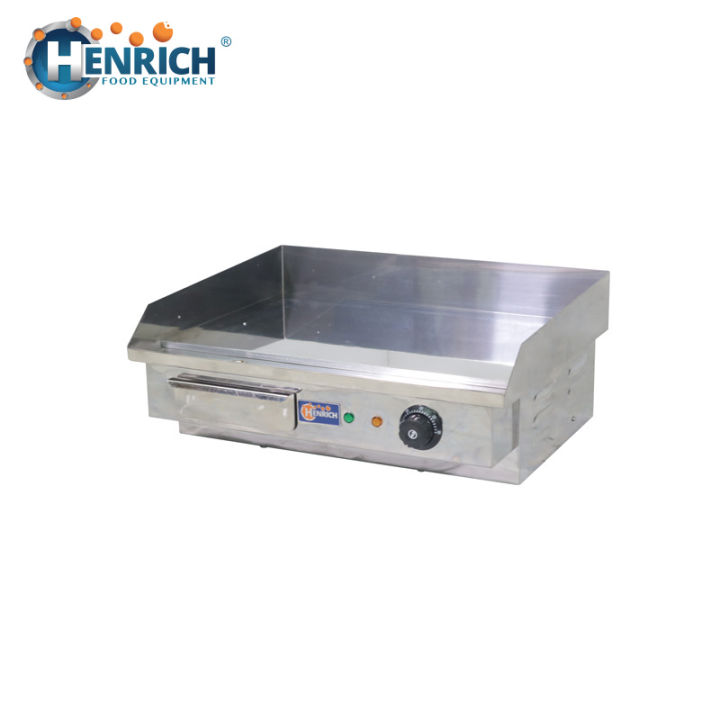 HENRICH High Quality Stainless Steel Construction Electric Burger Griddle  550mm Plate size