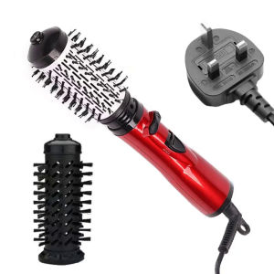 3 in 1 Rotating Hair Dryer Electric Comb Hair Straightener Brush Dryer Brush Hot Air Comb Negative Ion Hair Styler Comb