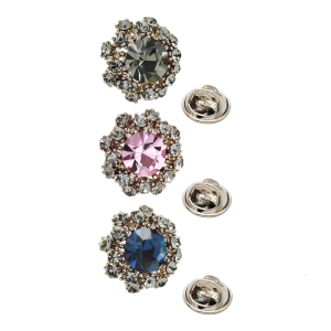 Shimmering Alloy Brooch For Women Fashion Lightweight Secure Pin Perfect For Outfits Weddings Travel