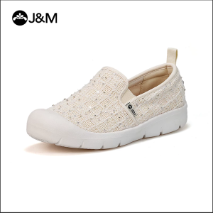 Joy&Mario Womens Sneakers Comfortable Breathable Soft Sole Simple Casual Shoes