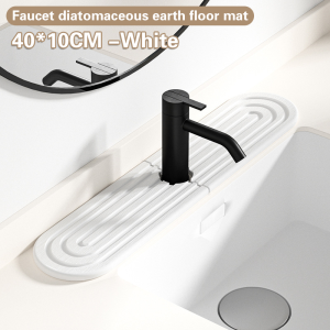 ⚡SG Delivery⚡Faucet Mat Diatom Mud Water-absorbent Fast Drying Hard Mat for Kitchen Bathroom Splash Guard