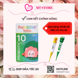 🎁TẶNG QUÀ🎁 ✳️CÓ SẴN✳️ [DATE 10/2026] Men vi sinh 10 CHỦNG RAINBOVIT BABY PROBIOTIC bổ sung lợi khuẩn cho trẻ sơ sinh và trẻ nhỏ lọ 5ml