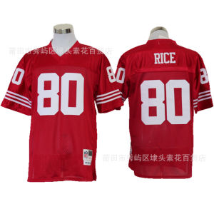 Nfl49ers Rugby Wear Vintage Embroidered MN Hall of Fame Jersey American Football Player Sportwear Wholesale