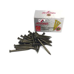 Paku beton Jevono Kuning Box 1 1/2 inch / Nail Concrete Yelow