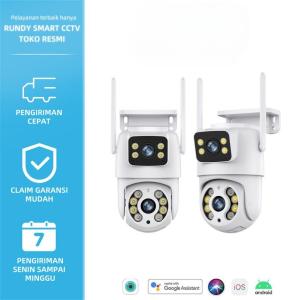 CCTV WiFi Lensa PTZ IP Kamera WIFI Kamera Outdoor CCTV Tahan Air HP Mendukung LAN jarak jauh | Smart CCTV Wireless 2 Way Audio Portable Fleksibel Rotasi 360 Derajat Suport Android dan iOS | Camera CCTV Smart Net CT V380 Q6 WiFi HD 720P Memory Up To 64 GB