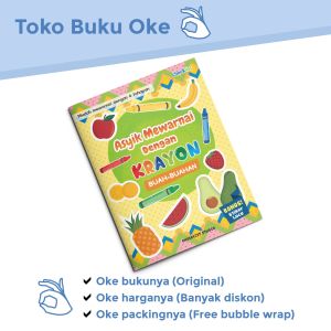 Buku Aktivitas Anak Asyik Mewarnai Dengan Krayon Buah Buahan Bonus Stiker