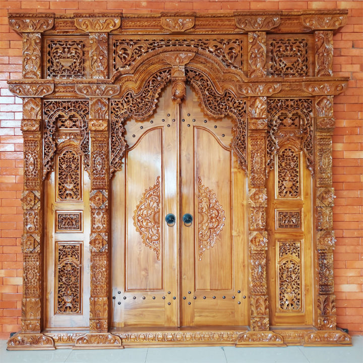 Pintu Gebyok Ukir Furniture Jepara Kayu Jati Terbaik Murah | Lazada