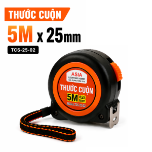 Thước Cuộn ASIA 5m Chính Hãng | Bản 19mm & 25mm | Thước Lỗ Ban Phong Thủy | Tự Động Thu Hồi Đo Chính Xác