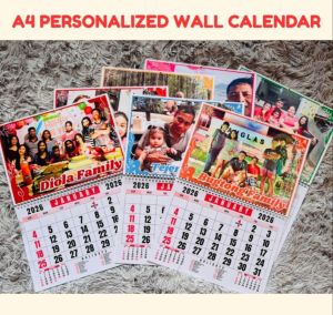 A4 Personalized Calendar 2026 Wall Calendar 2026 Giveaways Party Souvenirs