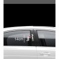 Tem decal cầu hôn trái tim ngộ nghĩnh dán trang trí kính xe con , cửa xe con, xe tải, xe khách ( SL : 1 cặp dán 2 bên ). 