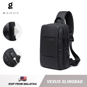 Bange Vexus USB AntiTheft Ultralight Water Resistant Big Capacity Multi Compartment Card Pocket Outdoor Travel Sling Bag