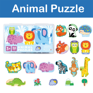 26 Capital Letters Refrigerator Stickers Cognitive Matching Puzzles Game Toddler Adsorbable Animal Letter Matching Set ABC Animal Learning Toy Educational Animal Alphabet Toy