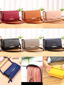 TIK Hot Item Korean Fashion 2Way Long Wallet/Sling Bag For Women Cute Ladies Sling Bag Women Wallet Cross Boby Bag For Ladies Shoulder Bag
