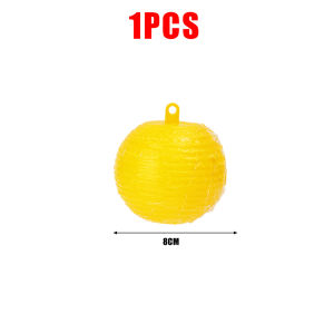 【88HomeStore】3 Pcs 8cm Sticky Trap Hanging Ball Fruit Bee Insect Fly Catcher Mosquito Killler Pest Control Gnat Traps For Indoor Outdoor Fly Swatter Ball