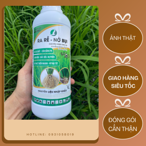 RA RỄ NỞ BỤI ( Phân bón chuyên lúa 1 lít)
