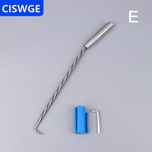 [COD] CISWGE AUTOPARTS Xây dựng móc chủ đề thép cây Tie dây Twister với móc thép không gỉ linh hoạt xoay tay ràng buộc thanh thép công cụ cầm tay