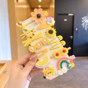 RPang 14pcs Korean Cute Hair Clip Set Hairclip Hairpin Baby Girls Kids Hair Side Clip Hair Pin Hair Accessories