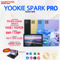 YOOKIE Tab SPARK Pro Android 14 5G/Wi-Fi Tablet 16GB+1024GB 10.1" Screen Display With SIM Card Slot 6000mAh Battery. 